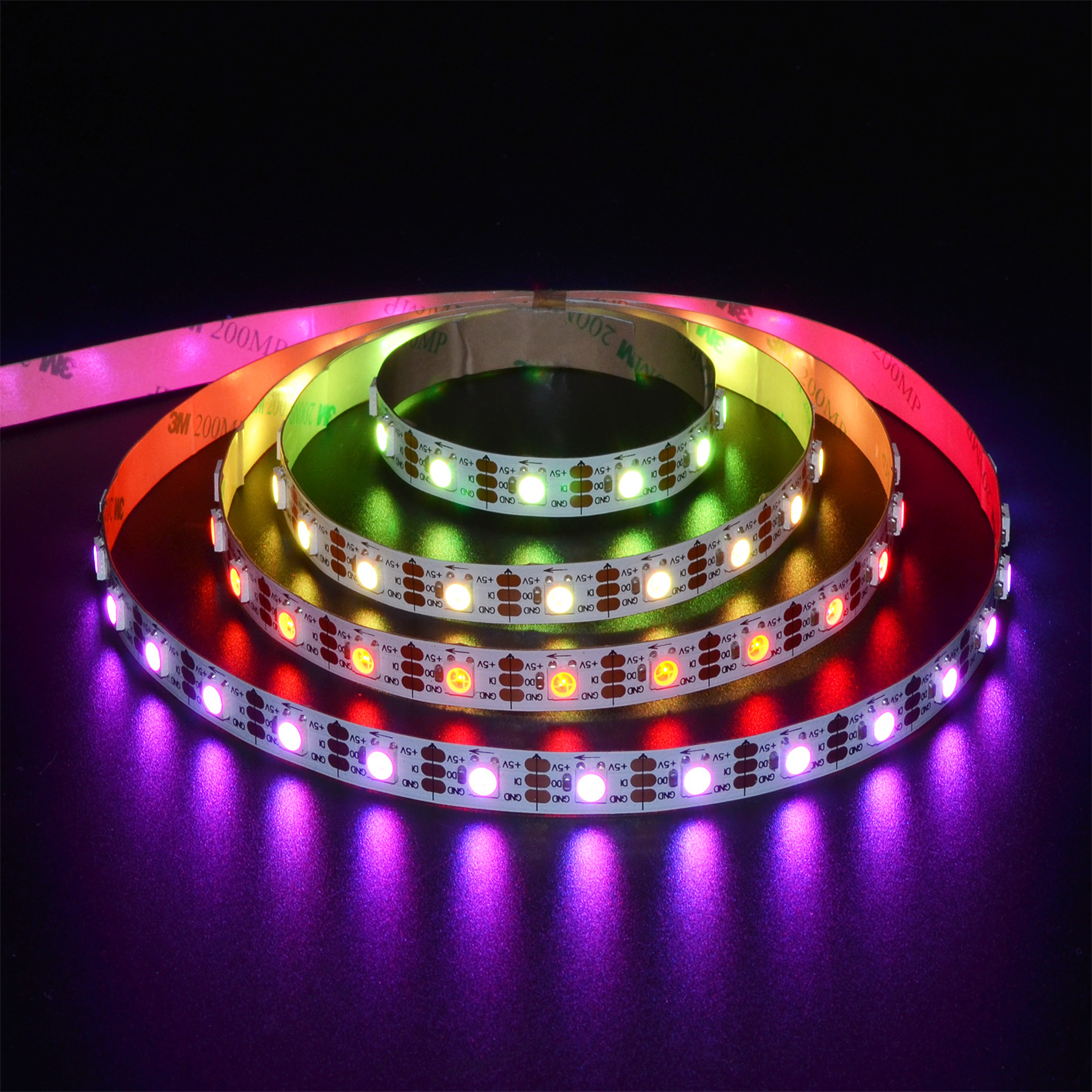 DC 5V SMD 5050 RGB Pixel LED Strip ( IC Build in )