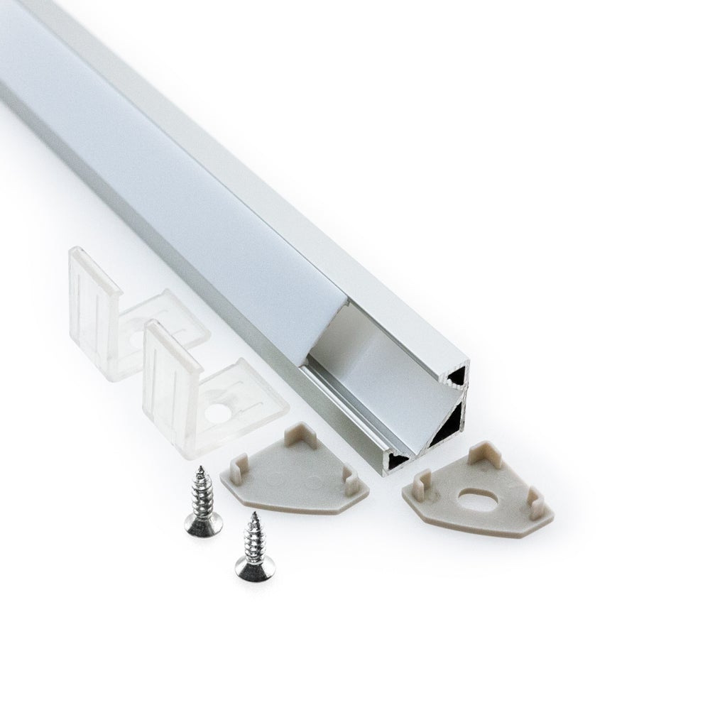 Corner Mount Aluminum LED Strip Profile 